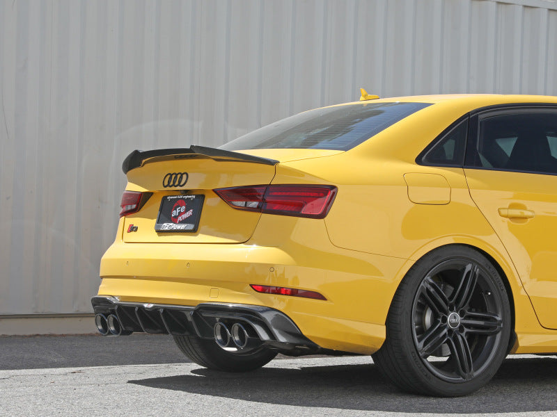 aFe MACHForce XP 3in-2.5in 304SS Exhaust Cat-Back 15-20 Audi S3 L4-2.0L (t) - Black Tips Catback aFe