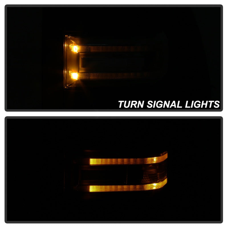 xTune 15-17 Ford F-150 Heated LED Telescoping Pwr Mirrors - Smk (Pair) (MIR-FF15015S-G4-PWH-SM-SET) Side Mirrors SPYDER