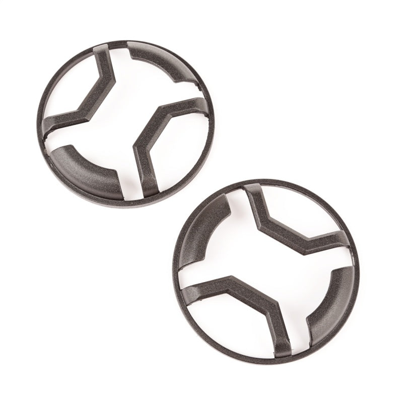 Rugged Ridge 07-18 Jeep Wrangler JK/JKU Fog Light Guard Elite Euro Guard Kit Light Covers and Guards Rugged Ridge