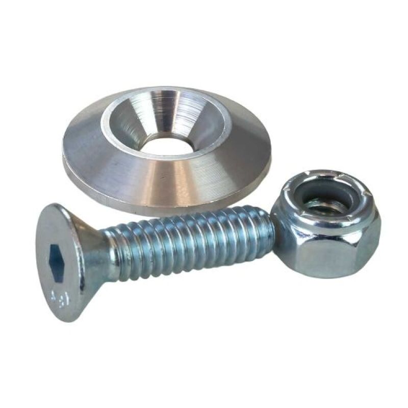 Moroso 1in Taper Washer - Raw (10 Pack w/Hardware) Hardware - Singles Moroso