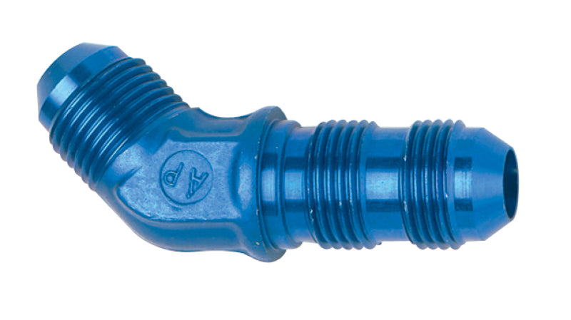 Fragola -10AN x 45 Degree Bulkhead - Blue Fittings Fragola