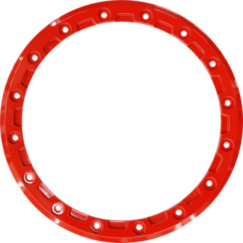 Raceline Beadlock Ring - Podium - 14in - 16 Hole - 10mm - Red Wheel Accessories Raceline