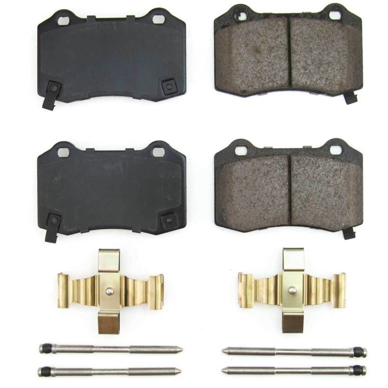 Power Stop 18-21 Jeep Grand Cherokee Rear Z17 Evolution Ceramic Brake Pads w/Hardware Brake Pads - OE PowerStop