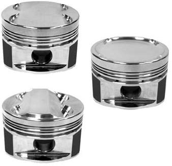 Manley 97-00 Honda CRV (B20B4 w/ B16A1-A20A3) 85mm +1.0mm Oversize Bore 12.5:1 Dome Piston Set with Piston Sets - Forged - 4cyl Manley Performance