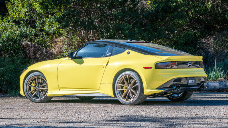 Borla 22-24 Nissan Z 2.5in ATAK Cat Back Exhaust 4.5in Tip - Carbon Fiber Black Anodized Catback Borla