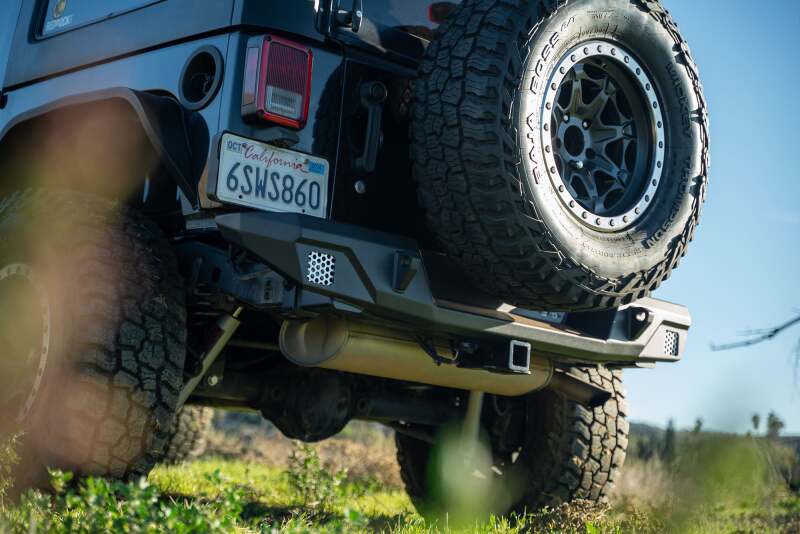 DV8 Offroad 07-18 Jeep Warngler JK Mid-Width Rear Bumper Bumpers - Steel DV8 Offroad