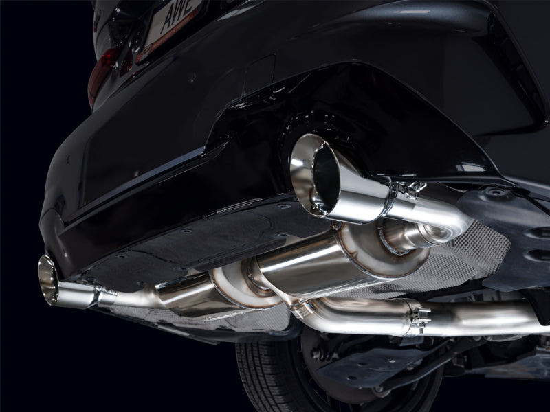 AWE 19-23 BMW 330i / 21-23 BMW 430i Base G2X Touring Axle Back Exhaust - Chrome Silver Axle Back AWE Tuning