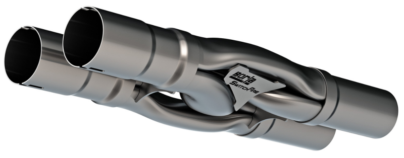 Borla SwitchFire X-pipe 2.5I.D. INLETS 2.5in. O.D. OUTLETS Notched Connecting Pipes Borla
