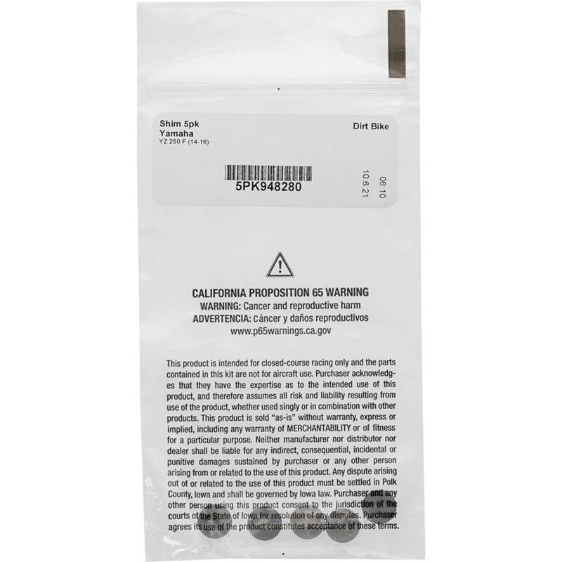 Hot Cams Shim Kits 2.800mm Thickness - 5 Pack Valves Hot Cams