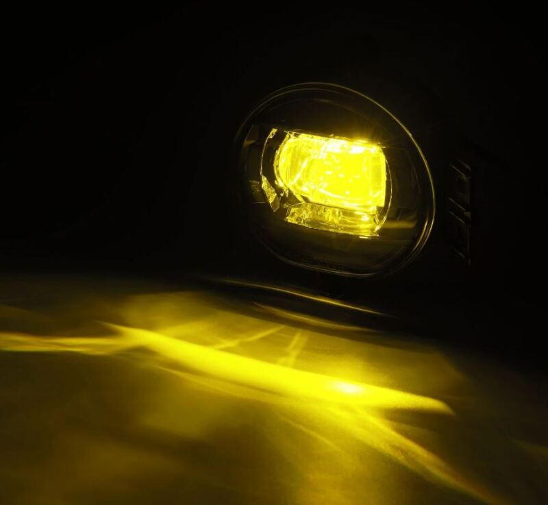 AlphaRex 02-08 Dodge Ram 1500/03-09 Ram 2500/3500 DoubleTap Dual Color LED Proj Fog Lights - Wt/Ambr Fog Lights AlphaRex