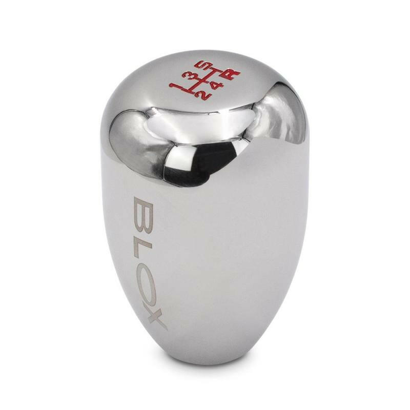 BLOX Racing Limited Series 6-Speed Billet Shift Knob Chrome Finish - M10X1.25 Shift Knobs BLOX Racing
