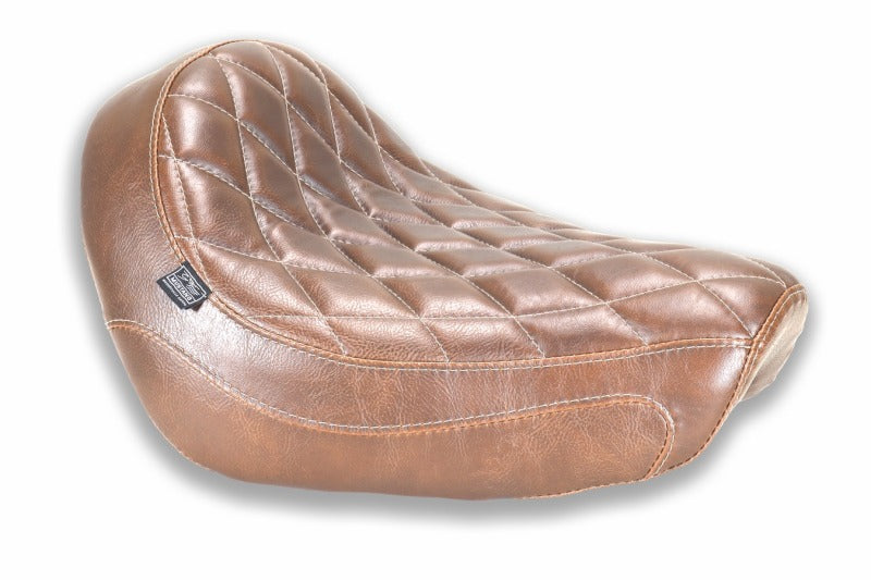 Mustang 17-25 Honda Rebel 300 and 500 Tripper Solo Driver Distressed Brown w/ Diamond Solo Motorcycle Seats Mustang Motorcycle