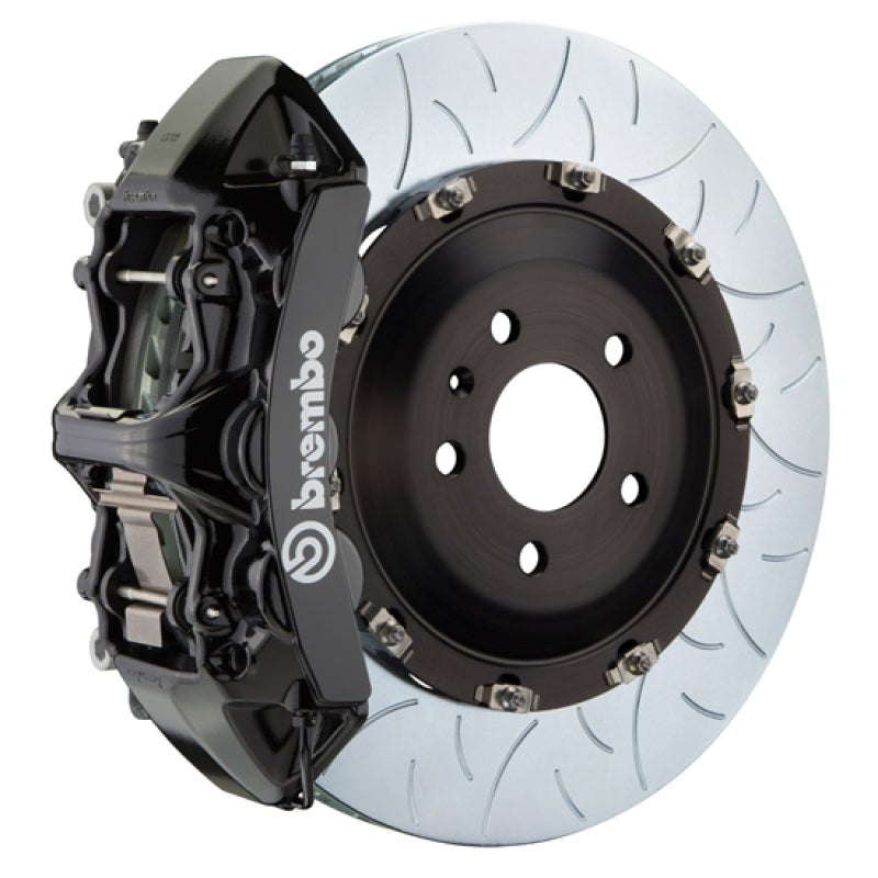 Brembo 24+ BMW M30i/530i XDrive Front GT BBK 6 Piston Cast 380x34 2pc Rotor Slotted Type-3 - Black Brake Kits - Performance Slot Brembo