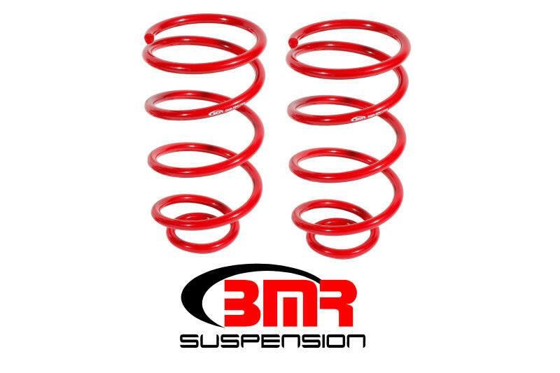 BMR 64-66 A-Body Rear Lowering Springs - Red Lowering Springs BMR Suspension