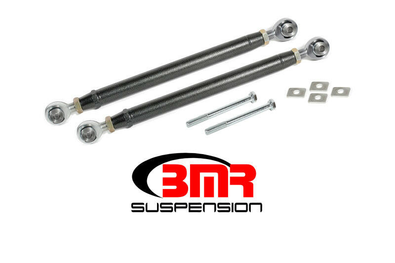 BMR 16-17 6th Gen Camaro Rear Double Adj. Rod Ends Toe Rods - Black Hammertone Suspension Arms & Components BMR Suspension