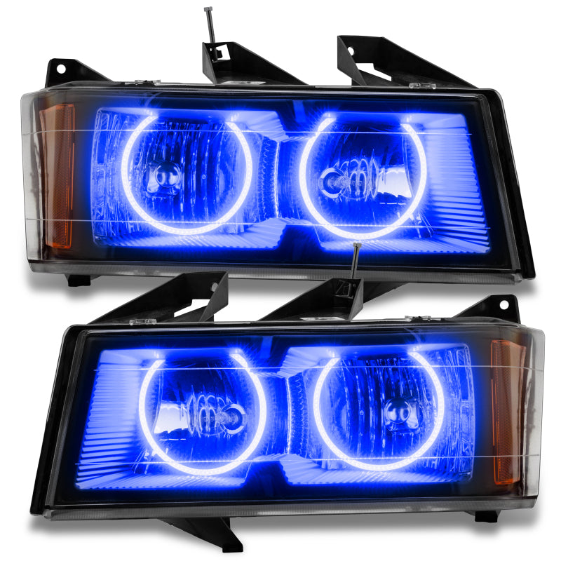 Oracle Lighting 04-12 Chevrolet Colorado Pre-Assembled LED Halo Headlights -Blue Headlights ORACLE Lighting