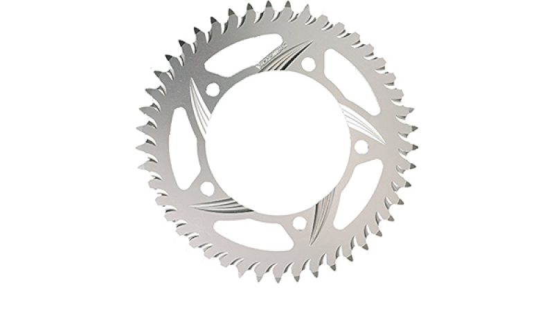 Vortex Racing Aluminum Rear Sprocket 525 44 Tooth- Silver Sprockets Vortex Racing