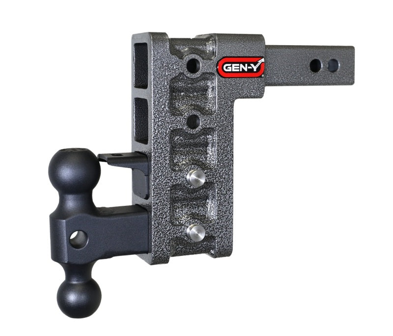 Gen-Y Mega Duty 2in Shank 7.5in Drop 1.5K TW 10K Hitch w/GH-031 Dual-Ball/GH-032 Pintle Lock Hitch Receivers GEN-Y Hitch