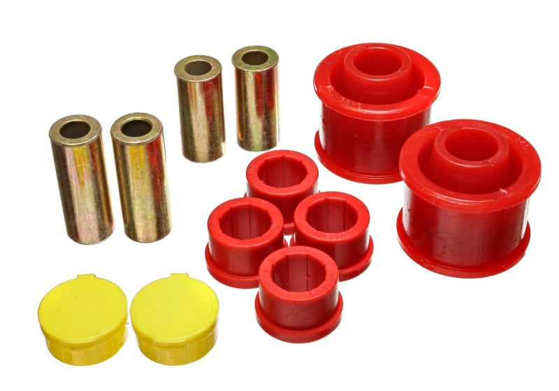 Energy Suspension 06-07 Mitsubishi Eclipse FWD Red Front Control Arm Bushing Set Bushing Kits Energy Suspension