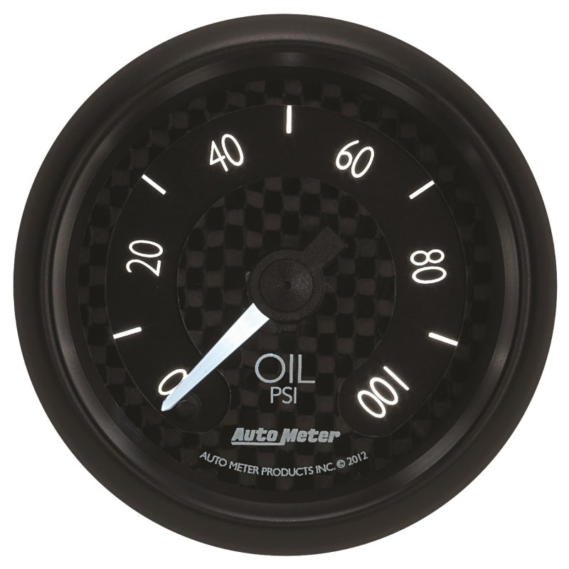 Autometer GT Series 52mm Full Sweep Electronic 0-100 PSI Oil Pressure Gauge Gauges AutoMeter