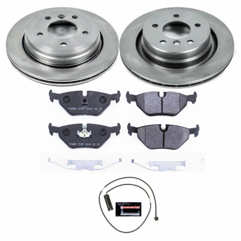 Power Stop 98-02 BMW Z3 Rear Track Day Brake Kit Brake Kits - Performance Blank PowerStop