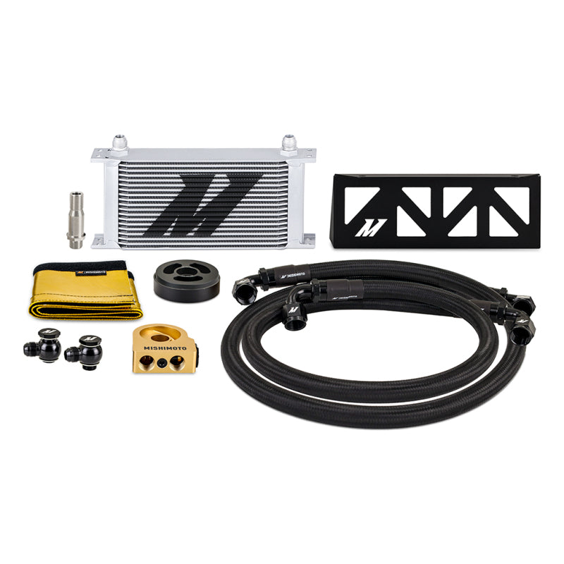 Mishimoto 22+ Subaru BRZ/Toyota GR86 Oil Cooler Kit Thermostatic - Silver Oil Coolers Mishimoto