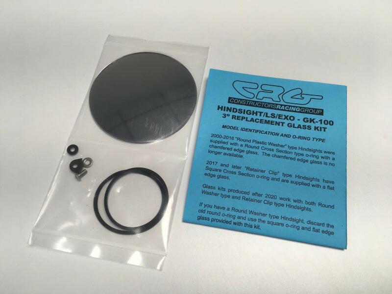 CRG 3 in. Round Replacement Glass Kit Side Mirrors CRG Constructors