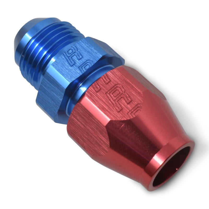 Russell Performance Red/Blue -8 AN Male 37 Degree to 1/2in Aluminum Tube Aluminum Tubing Russell