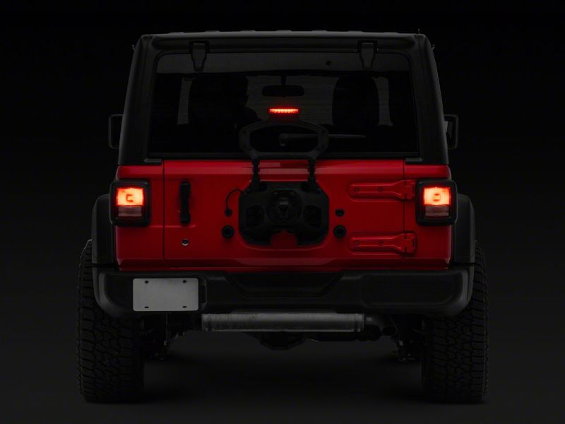 Raxiom 18-23 Jeep Wrangler JL Axial Series LED Third Brake Light- Smoked Brake Lights Raxiom
