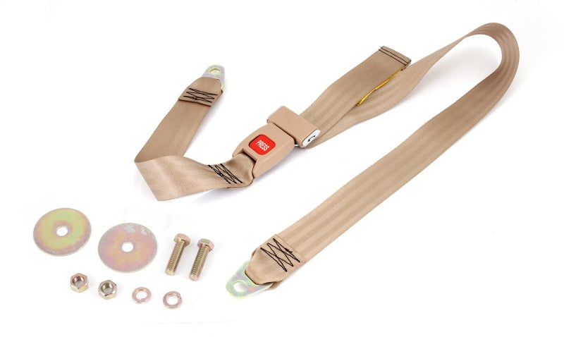 Omix Lap Seat Belt Tan 87-95 Jeep Wrangler YJ Seat Belts & Harnesses OMIX