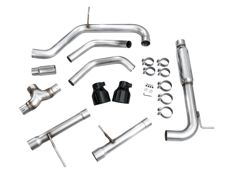 AWE Tuning 22-25 Volkswagen Jetta GLI Track Edition Exhaust - Diamond Black Tips Catback AWE Tuning