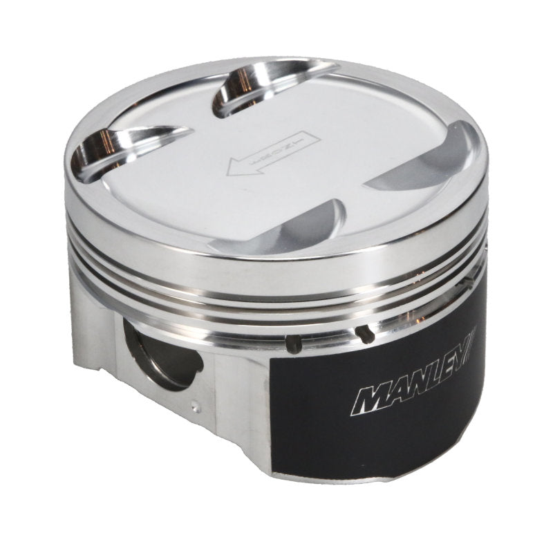 Manley 03-06 Mitsubishi Evo 8/9 4G63T 87mm +2.0mm Bore 8.5/9.0:1 Dish Pistons w/ Rings Piston Sets - Forged - 4cyl Manley Performance