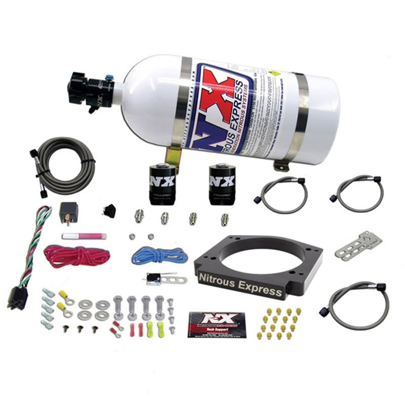 Nitrous Express GM LS 112mm Adapter Plate Kit (100-400HP) w/ 10LB Bottle Nitrous Systems Nitrous Express