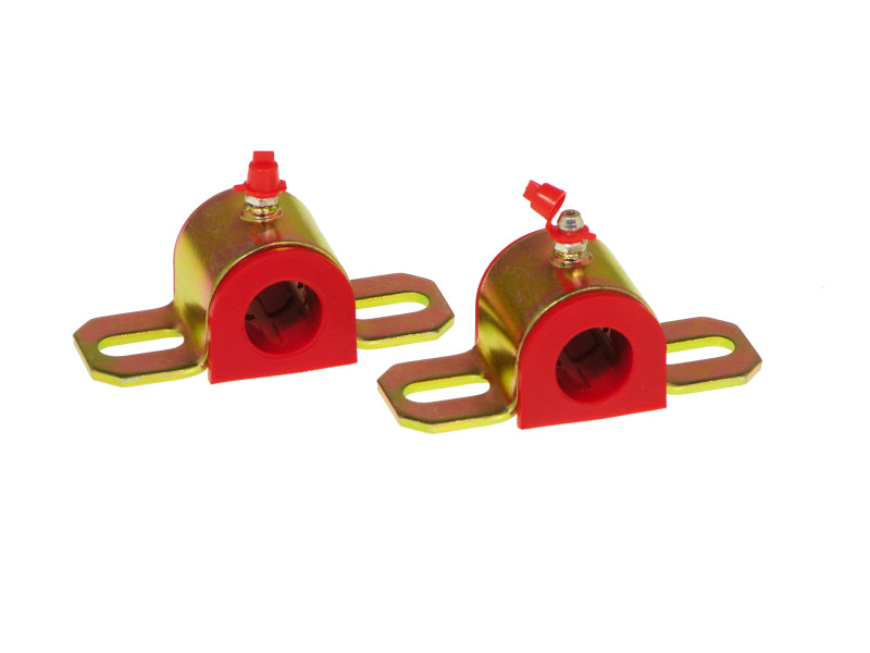 Prothane Universal Greasable Sway Bar Bushings - 20MM - Type A Bracket - Red Sway Bar Bushings Prothane