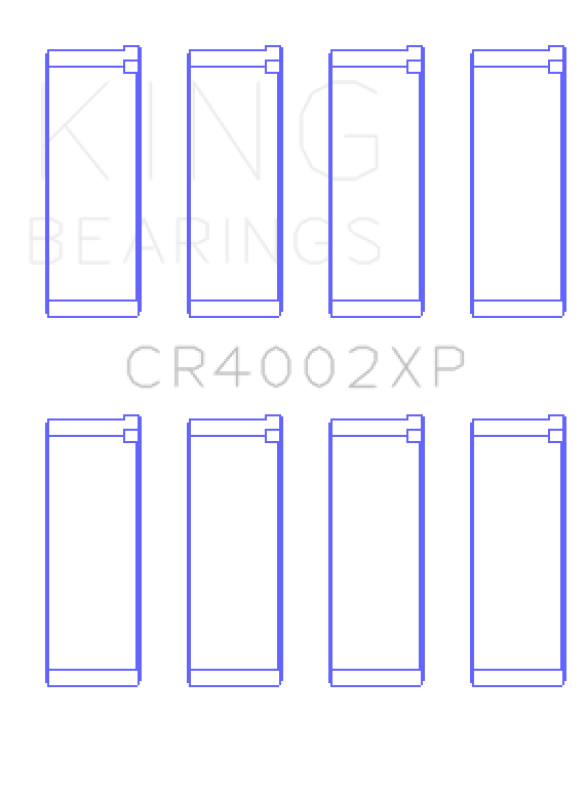 King Engine Bearings Mazda B6/B6-T/ZM/B3/B5 Connecting Rod Bearing Set (Set of 4) - Size +0.5mm Bearings King Engine Bearings
