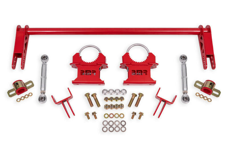 BMR 79-04 Ford Mustang 1.25in Rear Weld-on Anti-roll Bar Kit - Hollow - Red Sway Bars BMR Suspension
