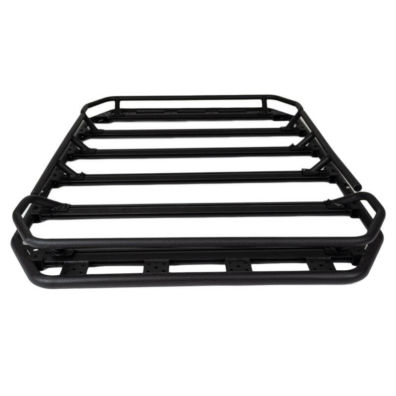 Go Rhino SRM300 40in. Long x 60in. Wide Flat Platform Rack with Quad Overland Rail Kit Roof Baskets Go Rhino