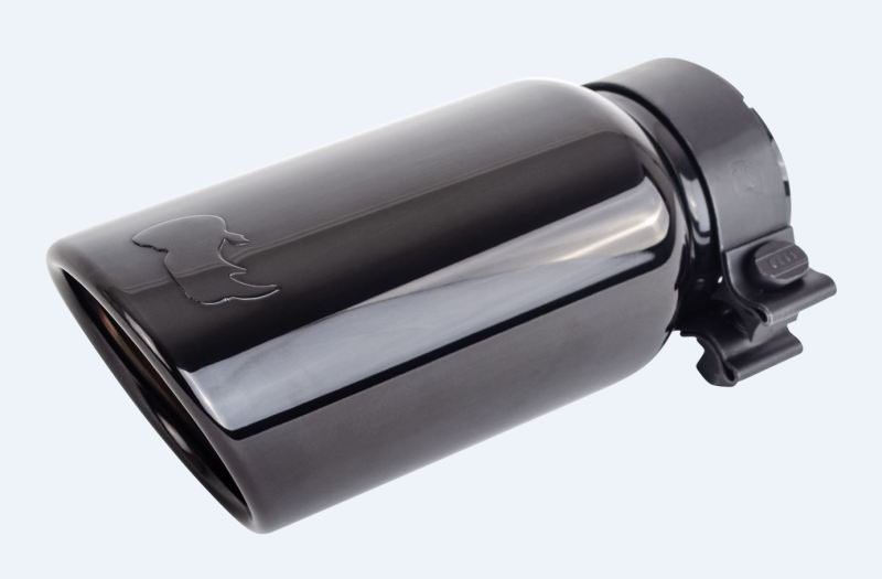 Go Rhino Exhaust Tip - Black Chrome - ID 2 3/4in x L 10in x OD 4in Tips Go Rhino