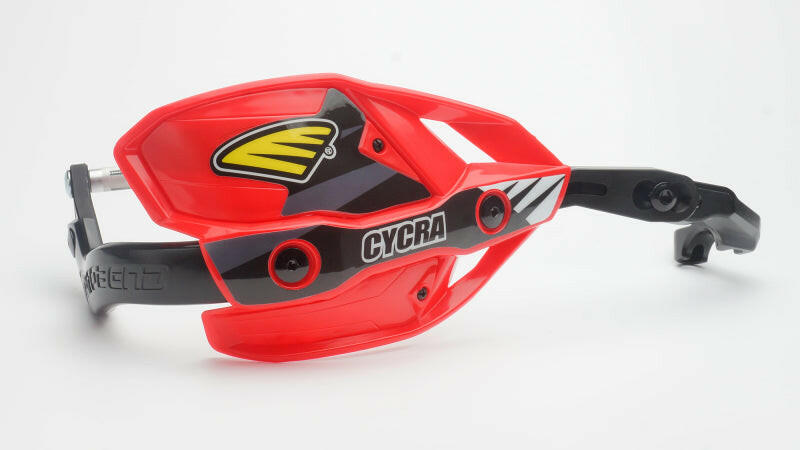 Cycra Probend Ultra w/HCM Clamp 1-1/8 in. - Red Hand Guards Cycra