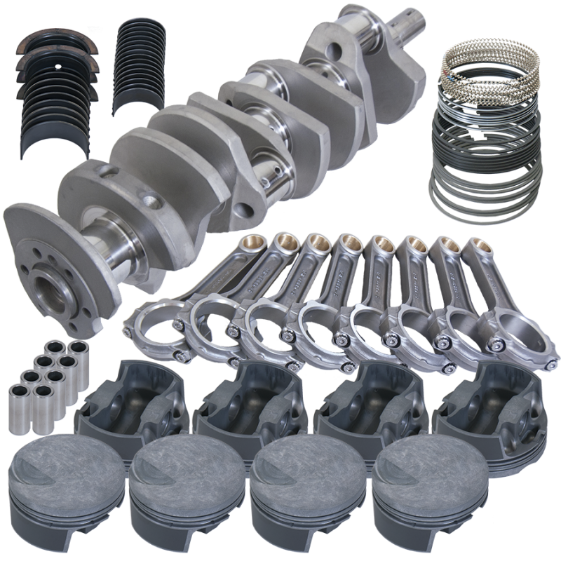 Eagle Chevy 454 4.250in Crank 6.385in I-Beam Rods -3cc Flat Top 4.320in Pistons Rotating Assembly Rotating Assemblies Eagle