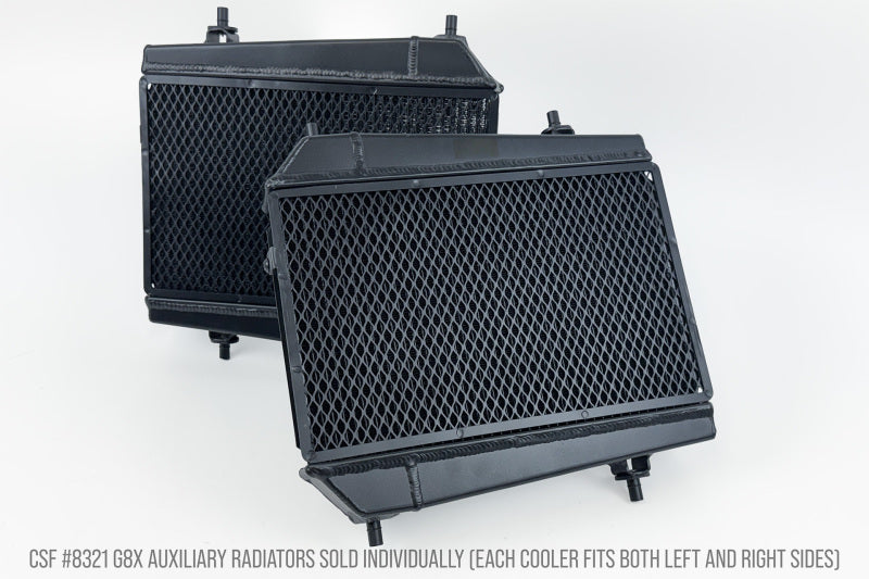 CSF BMW G8X M3/M4/M2 High-Performance Auxiliary Radiator - Single Radiator Radiators CSF