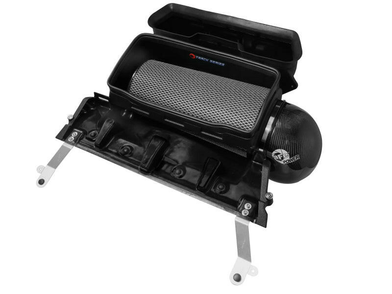 aFe 21-23 RAM 1500 TRX Track Series Carbon Fiber Cold Air Intake System w/ Pro 5R Filter Cold Air Intakes aFe