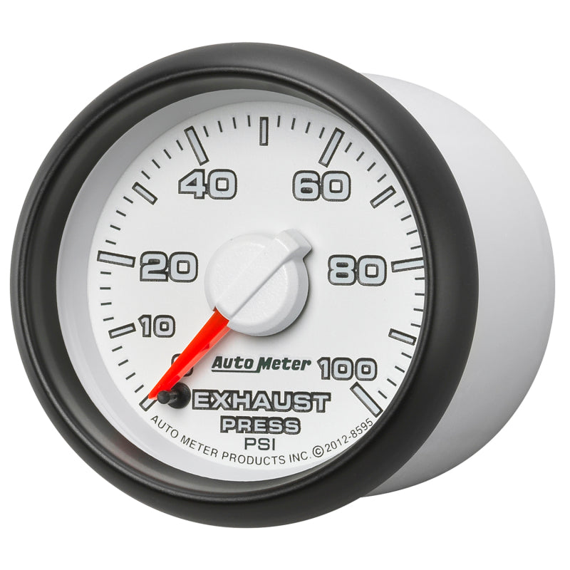 Autometer Factory Match Exhaust Pressure Gauge 2-1/16in 0-100 PSI FSE Dodge Gauges AutoMeter