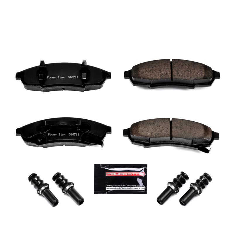 Power Stop 88-96 Buick Regal Front Z23 Evolution Sport Brake Pads w/Hardware Brake Pads - Performance PowerStop