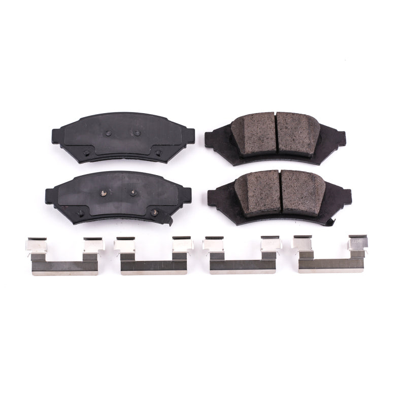 Power Stop 2004 Pontiac Grand Prix Front Z17 Evolution Ceramic Brake Pads w/Hardware Brake Pads - OE PowerStop