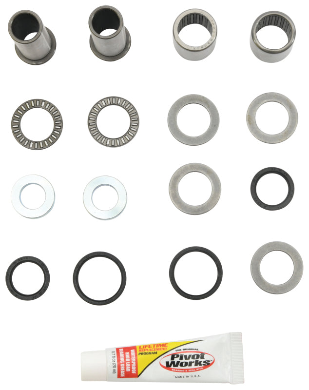 Pivot Works 96-97 Kawasaki KX125 Swing Arm Kit Control Arms Pivot Works