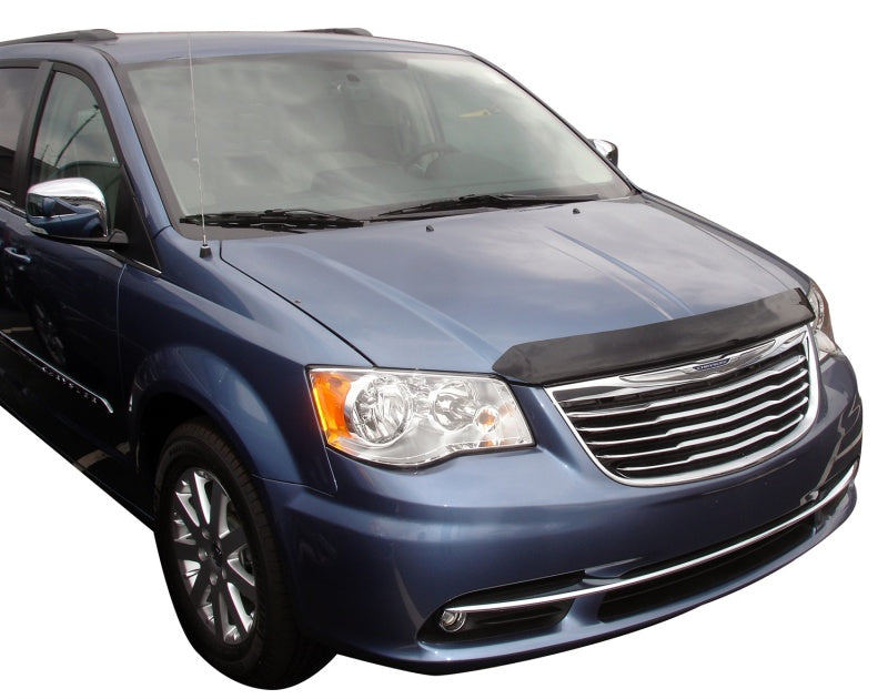 AVS 11-16 Chrysler Town & Country High Profile Bugflector II Hood Shield - Smoke Stone/Bug Deflectors AVS