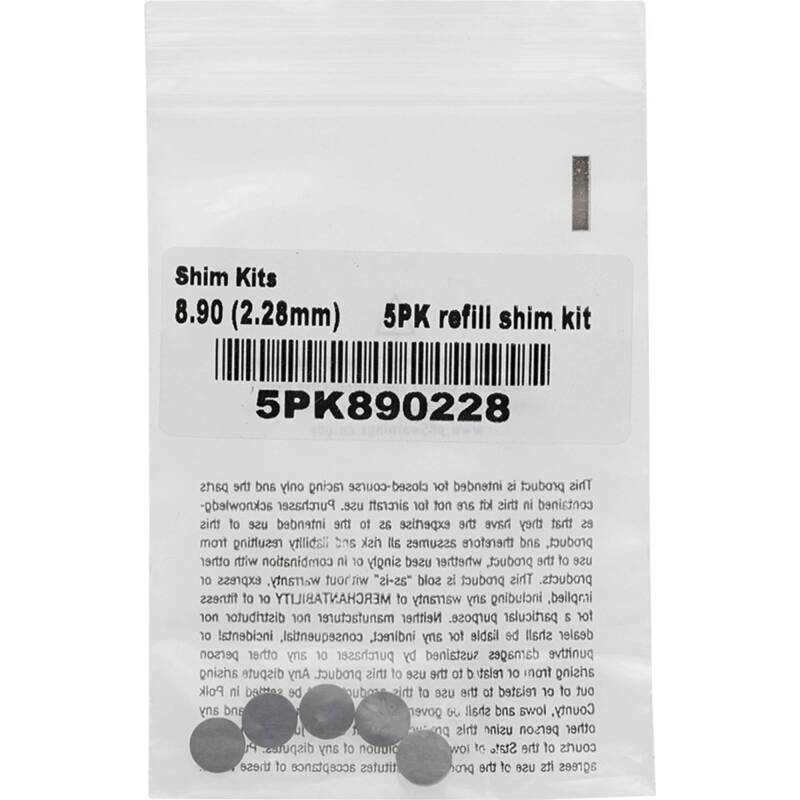 Hot Cams Shim Kits 2.280mm Thickness - 5 Pack Valves Hot Cams