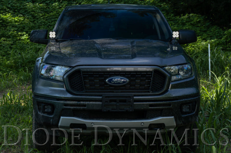 Diode Dynamics 19-21 Ford Ranger Ditch Light Brackets Light Mounts Diode Dynamics