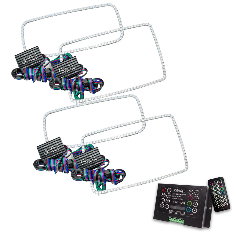Oracle Ford F250 08-10 Halo Kit - ColorSHIFT w/ 2.0 Controller Headlights ORACLE Lighting